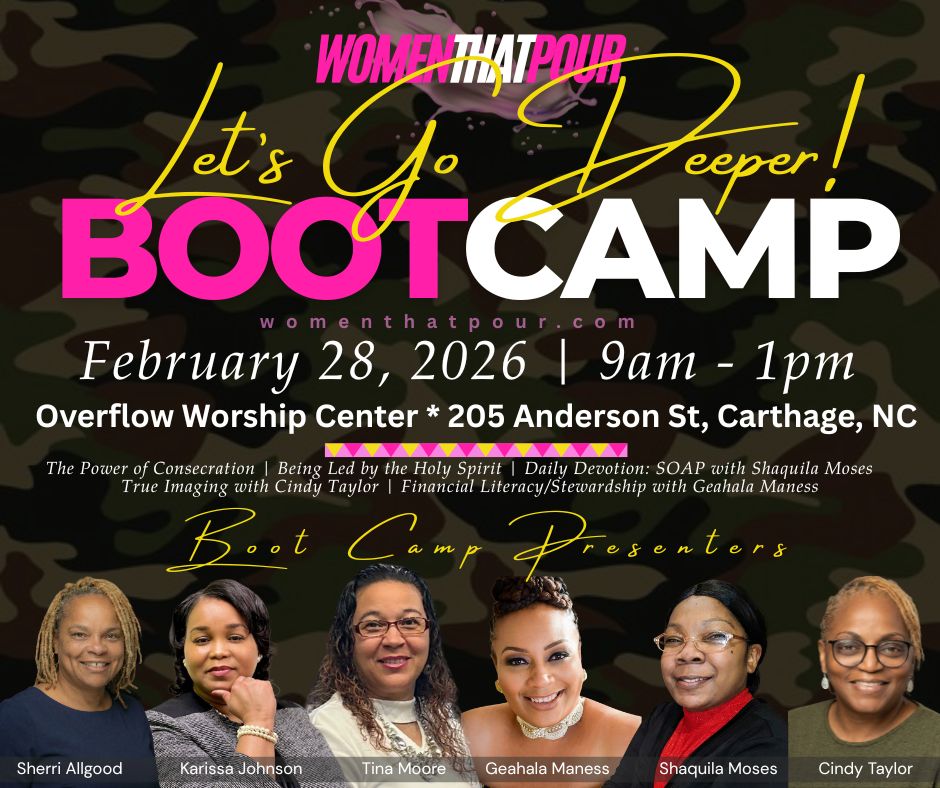 Women That Pour Boot Camp Flyer